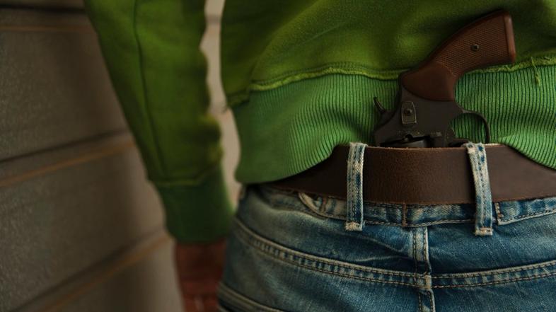 pištola, orožje, pas,