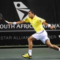 Jo-Wilfried Tsonga si je v Johannesburgu vzel čas tudi za otroke.