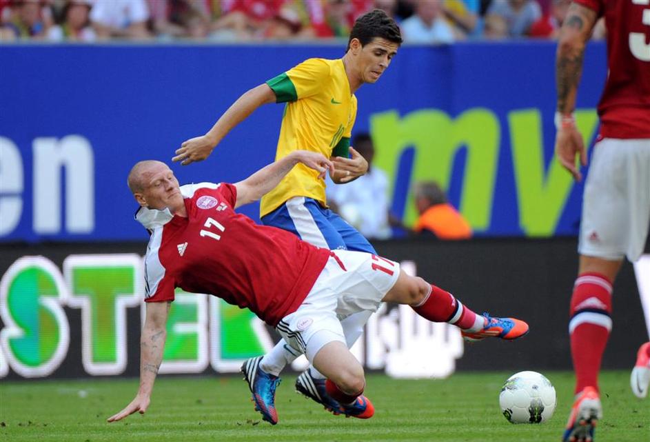 Oscar Zimling Brazilija Danska prijateljska tekma Hamburg