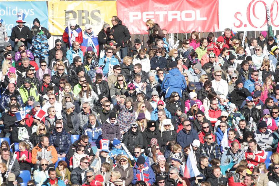 navijači Kranjska Gora zlata lisica