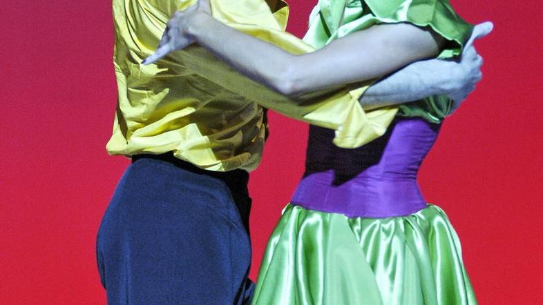 Plesalca Andrej Škufca in Katarina Venturini sta bila nekoč par tudi zasebno.