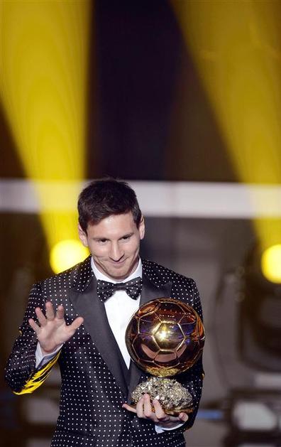 Messi podelitev zlata žoga Zürich nagrada prireditev FIFA
