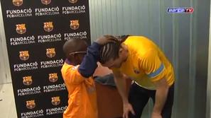Pinto Mamadou Lamine otip slepec slepota fant fantek Barcelona