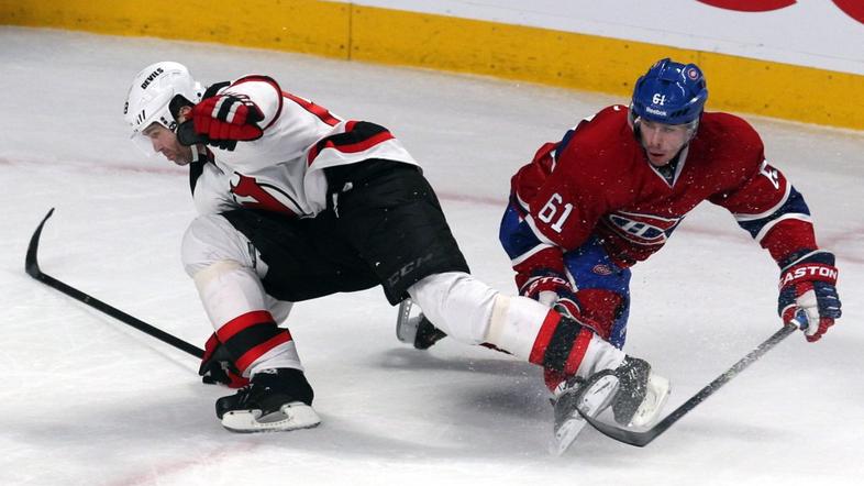 Raphael Diaz Jaromir Jagr Montreal Canadiens New Jersey Devils