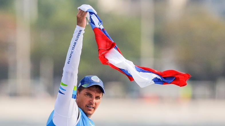 Vasilij Žbogar jadranje razred finn Rio 2016 finalni plov