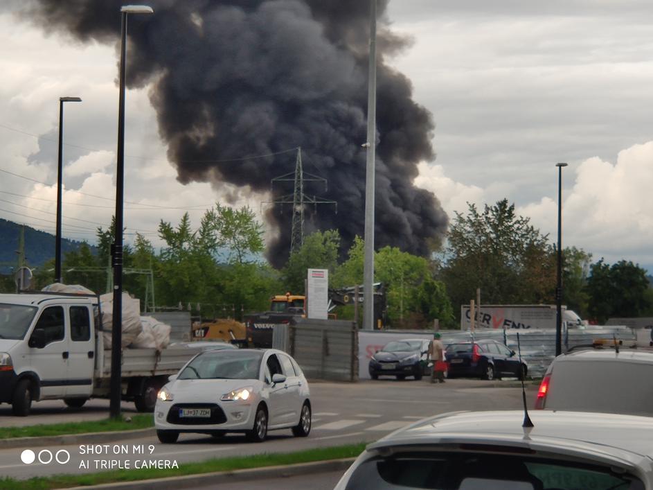 požar Ljubljana Šiška