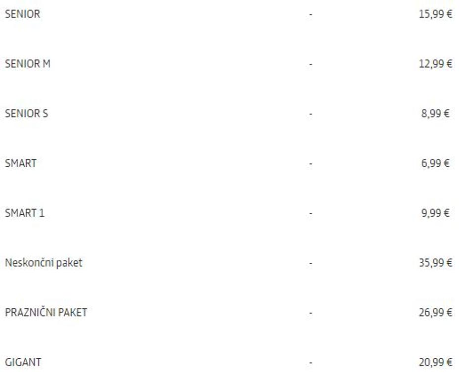Simobil nove cene | Avtor: Si.mobil