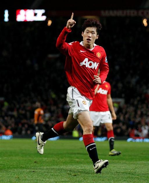 Ji-Sung Ji Sung Park gol zadetek proslavljanje veselje slavje proslava