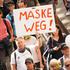 Berlin protest proti maskam