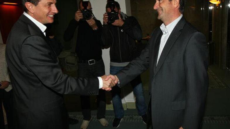 Borut Pahor in Karl Erjavec se bosta o obtožnem predlogu jutri pomenila na štiri