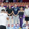 trening košarkarske reprezentance slovenije, saša dončić, Rob Pelinka, luka dončić, jeanie buss, matej erjavec