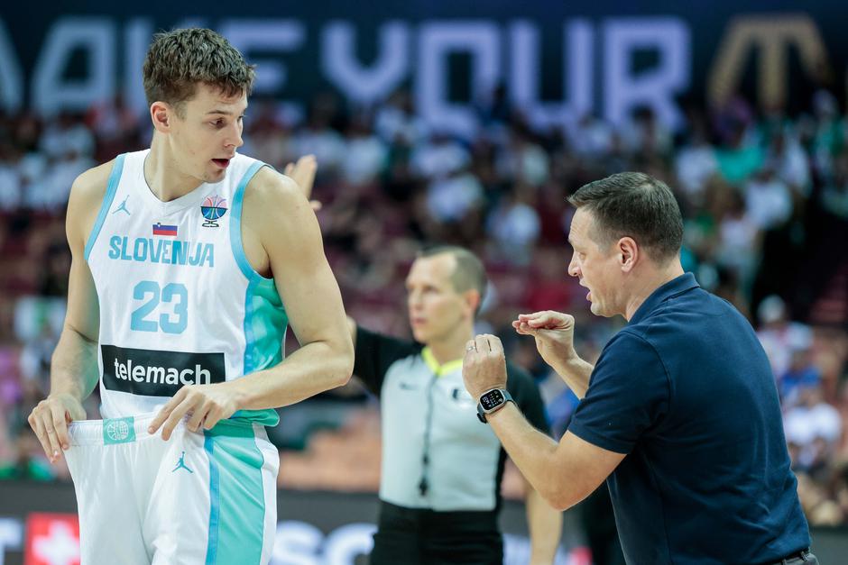eurobasket 2025 slovenija belgija, luka ščuka, aleksandar sekulić | Avtor: Saša Despot