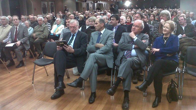 Po dolgem času se je v javnosti pojavil tudi Andrej Bajuk. (Foto: Borut Hočevar)