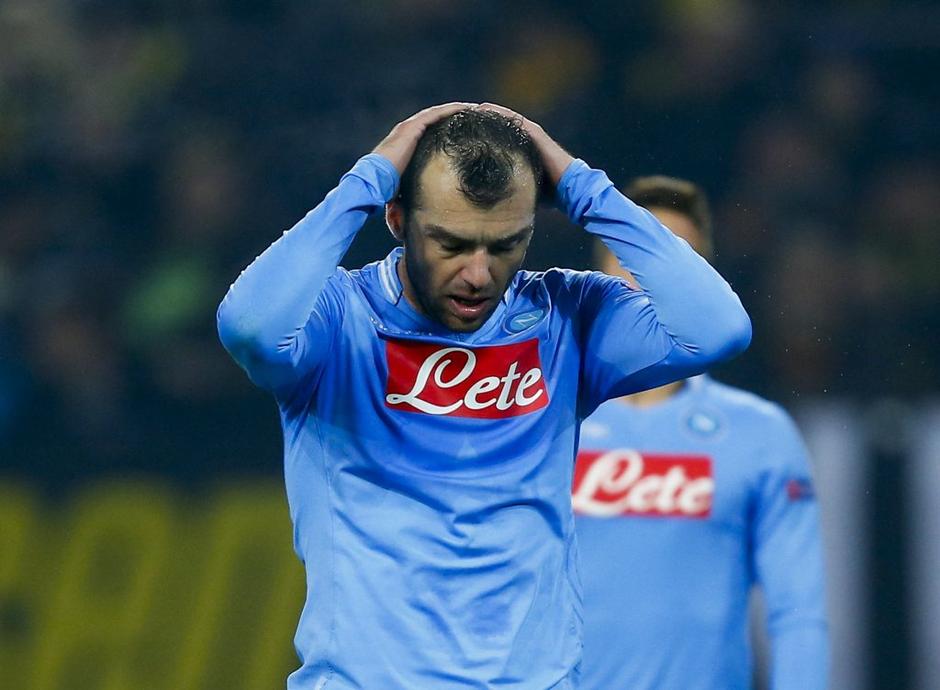 Goran Pandev po zapravljeni priložnosti Borussia Dortmund Napoli | Avtor: Reuters