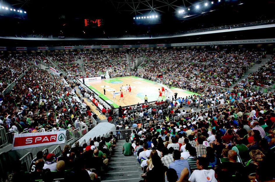 Dvorana v Stožicah je po Avanzovih besedah prepričala komisijo Fiba Europe. (Fot