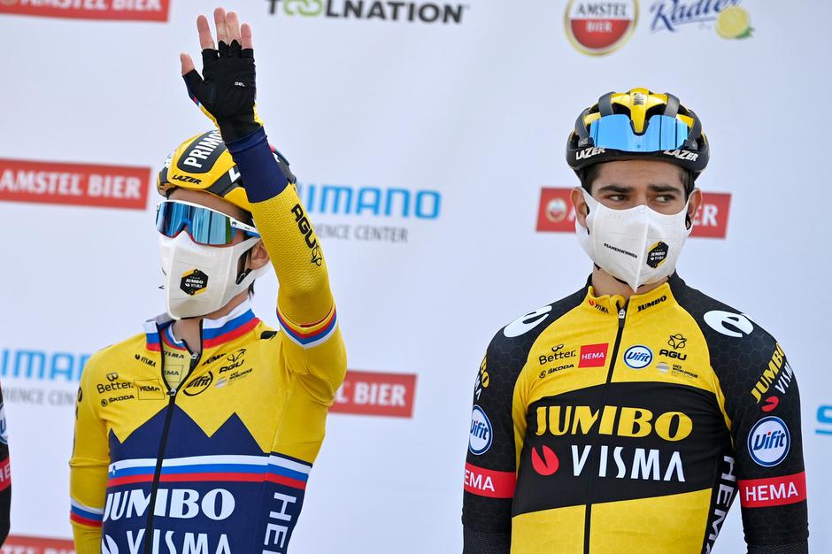 Wout Van Aert in Primož Roglič | Avtor: Profimedia