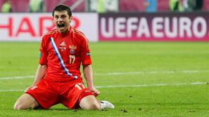 Dzagoev Rusija Češka Euro 2012 Vroclav