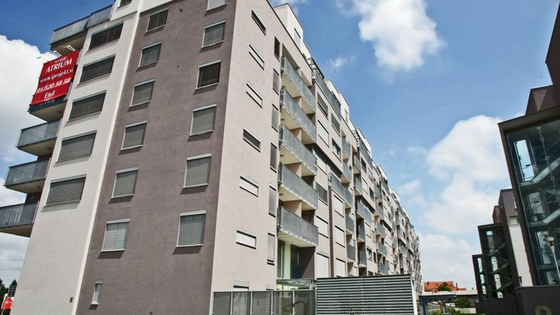 slovenija 05.08.2011 Atrium, novogradnja, nepremicnine, Ljubljana; foto:Sasa Des