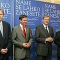 Pahor, Golobič in Erjavec skupaj podpirajo Danila Türka.