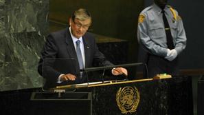 Türk med govorom pred Generalno skupščino ZN.