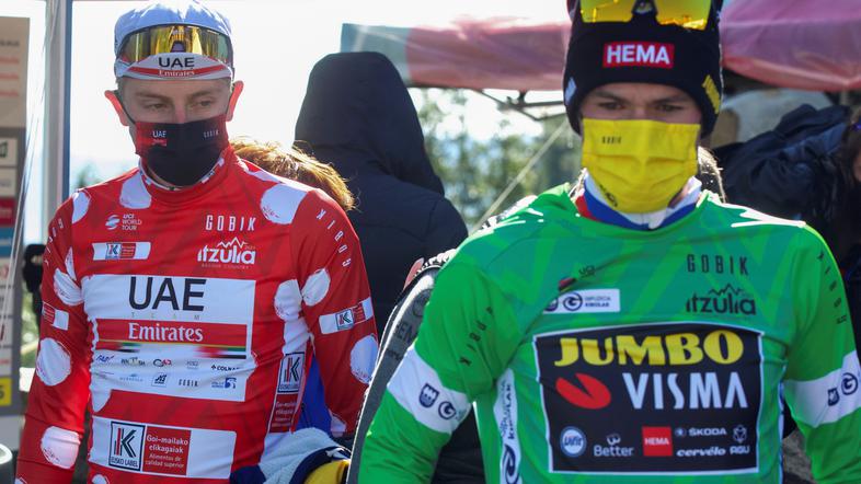 Tadej Pogačar in Primož Roglič