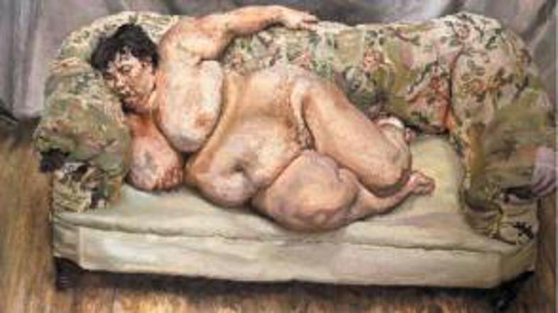 Sue Tilley je Freudu pozirala skoraj štiri leta.