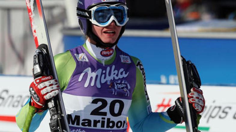 Tina se je veselila sedme zmage v karieri.