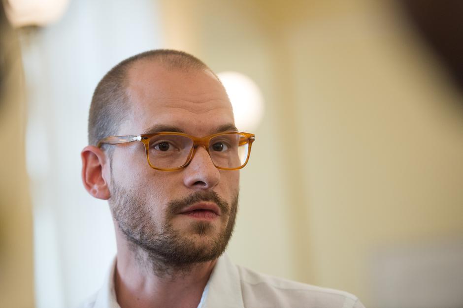 Matej T. Vatovec na sestanku predsednikov strank | Avtor: Anže Petkovšek