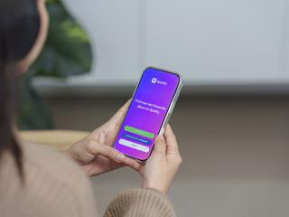 aplikacija Spotify na telefonu
