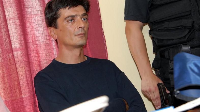 Dragan Paravinja med sojenjem v Sokolovcu.