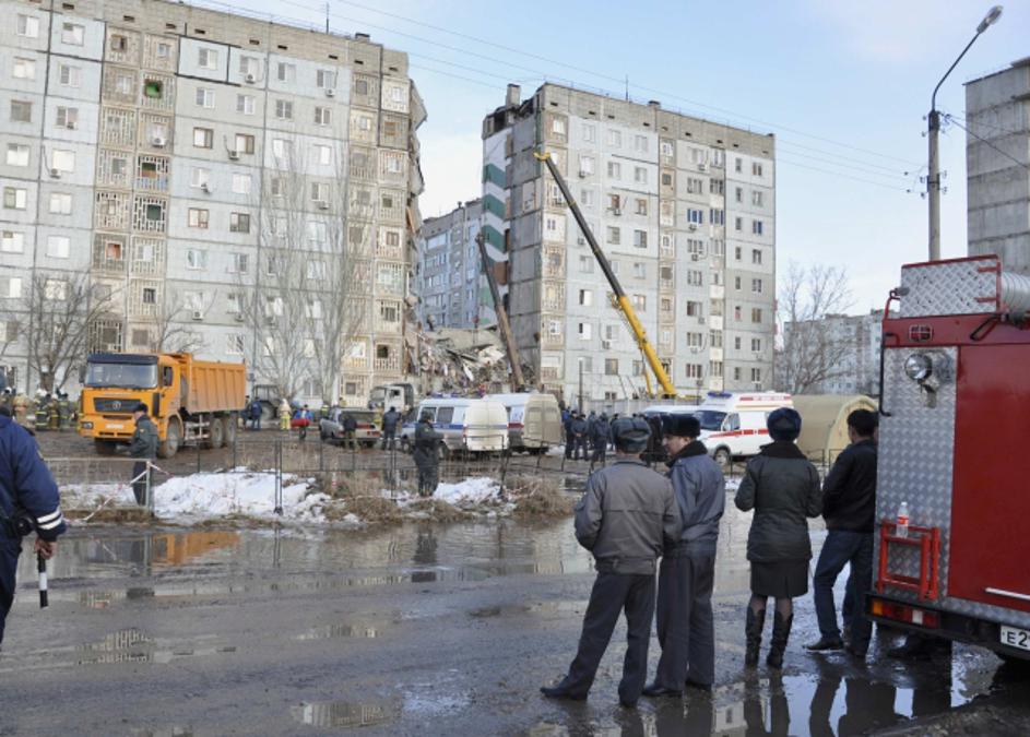 Eksplozija plina v Rusiji.