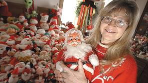 Sharon Badgley obožuje božične praznike. Njena kolekcija več kot 6 tisoč podob B
