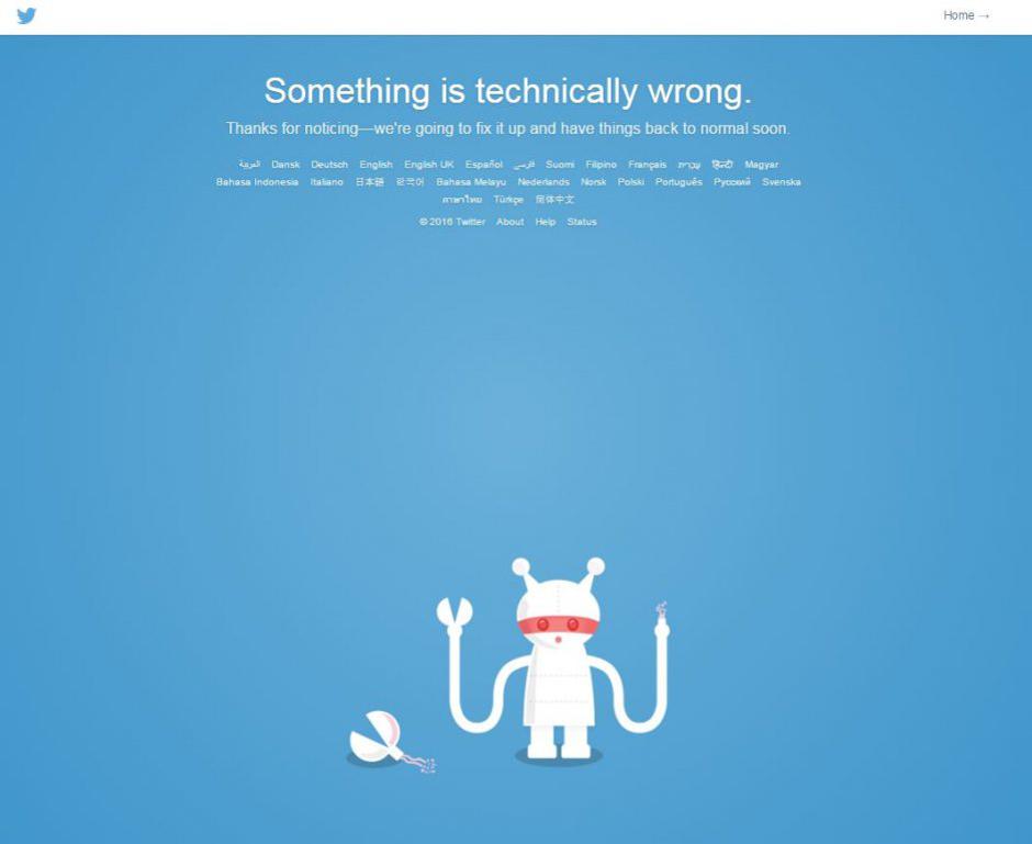 Twitter napaka | Avtor: zurnal24.si