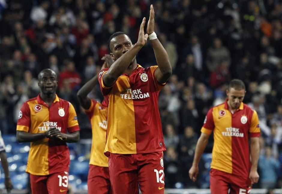 Drogba Real Madrid Galatasaray Liga prvakov četrtfinale | Avtor: EPA