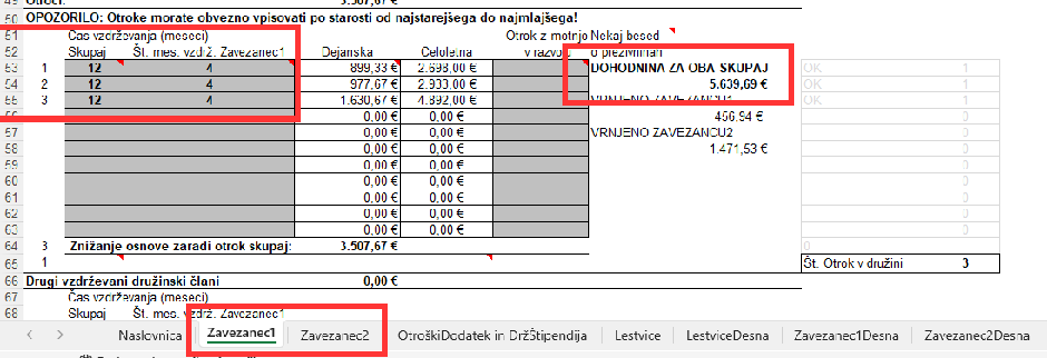 Izračun olajšave za otroke | Avtor: Žurnal24 