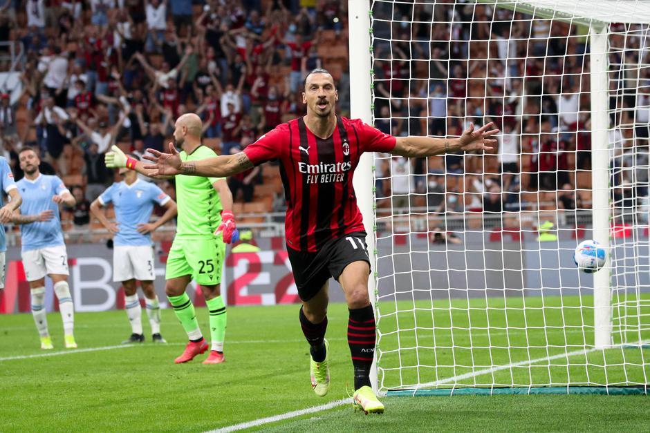 Zlatan Ibrahimović AC Milan Lazio | Avtor: Epa