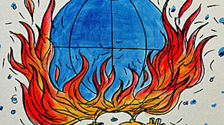 Aktivisti opozarjajo na "vročo klimo" na Baliju.