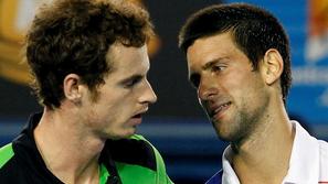 Andy Murray in Novak Djoković