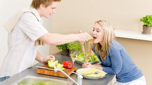 kuhanje, priprava, jedi, kuhinja, par