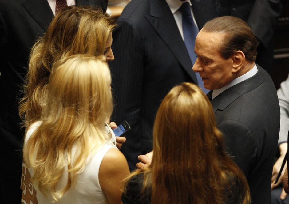 Silvio Berlusconi z ženskami | Avtor: Reuters