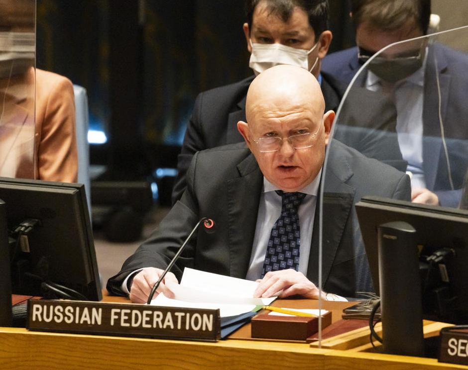 Vasilij Nebenzija ruski veleposlanik ZN | Avtor: Epa