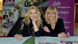 Helena z Barbro Jermann, urednico revije Lady. (Foto: Anže Petkovšek)