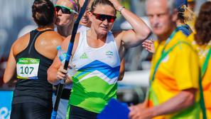Špela Ponomarenko Janić kajak na mirnih vodah finale 200 m Rio 2016