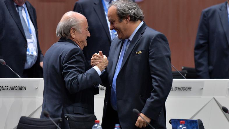 Sepp Blatter, Michel Platini