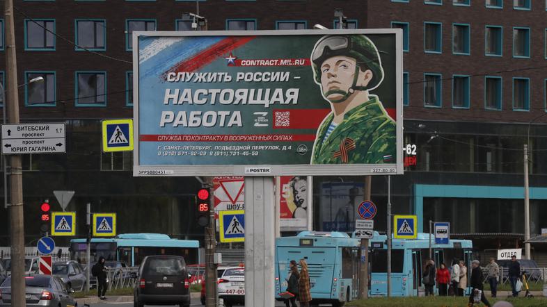 plakat Rusija rezervisti