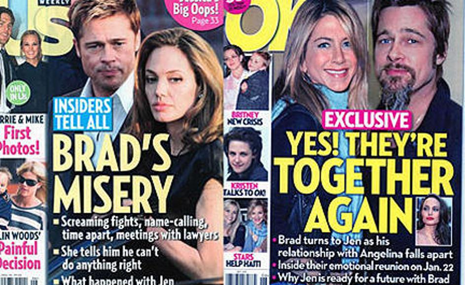 Trojica, ki krasi naslovnice. (Foto: US Weekly, OK Magazin)