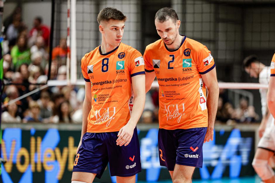 odbojka ACH Volley - Orion Stars, Luka Marovt, Alen Pajenk | Avtor: Saša Despot