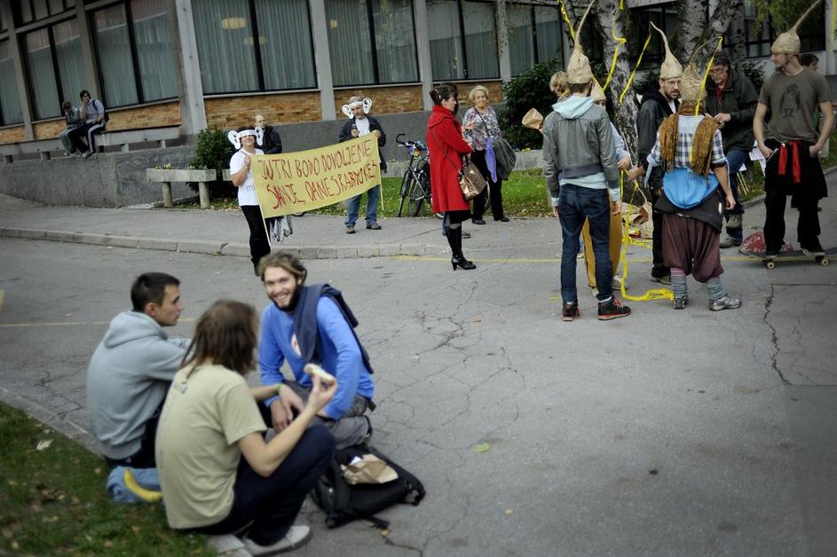 Protest Radio Študent 