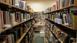 Jeseniška knjižnica se stiska na dobrih 130 kvadratnih metrih. (Foto: Andraž Sod