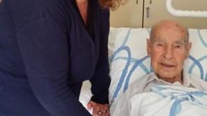 Papeževa nečakinja Maria Inés Narvaja in škof Jožef Smej